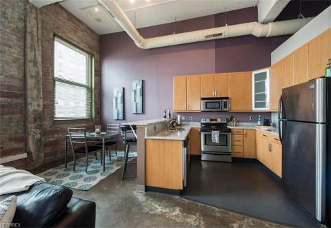 Condo downtown cleveland oh kitchen dinning rm American Book.jpg